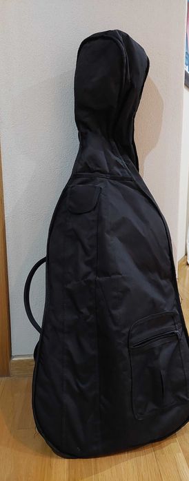 Violoncelo 3/4 com capa e estante para partituras
