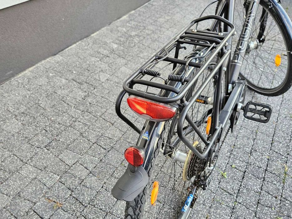 Rower męski trekkingowy Pegasus Solero aluminowy lekki shimano DEORE SR Suntour LED koła 28 cali rozmiar ramy 54cm