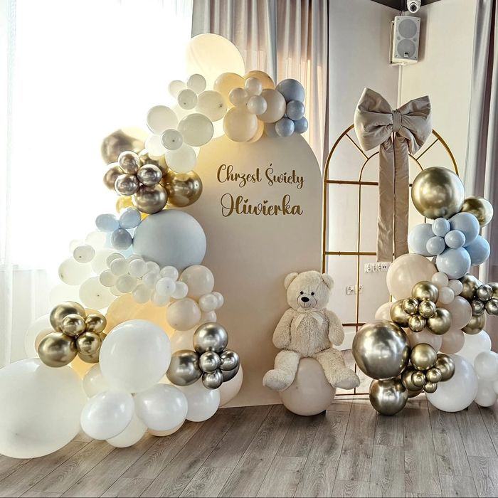 Dekoracja ścianka balonowa