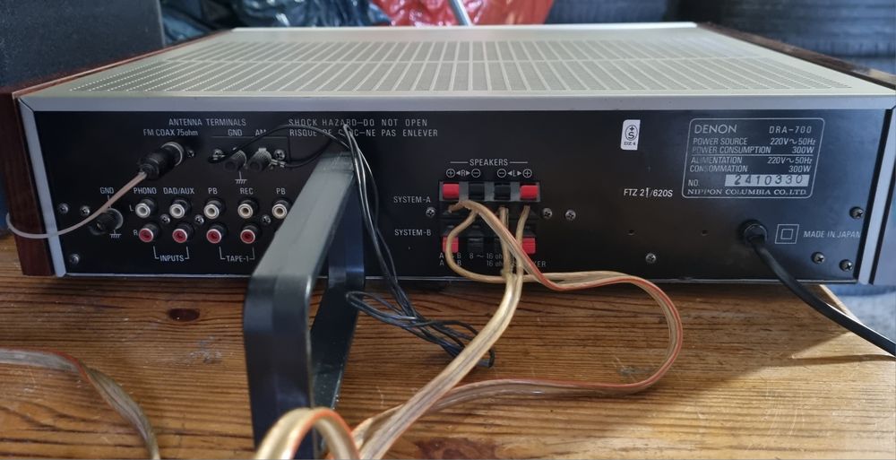 Amplituner Denon DRA-700 83r bdb stan rarytas Made in Japan