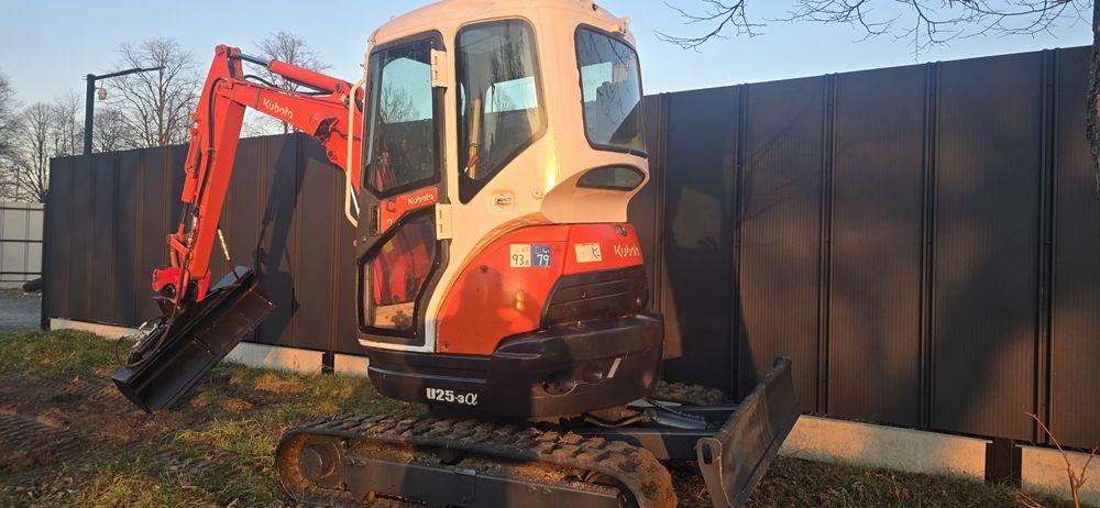 Minikoparka kubota U25 2.7t Obrys!Mocna koparka