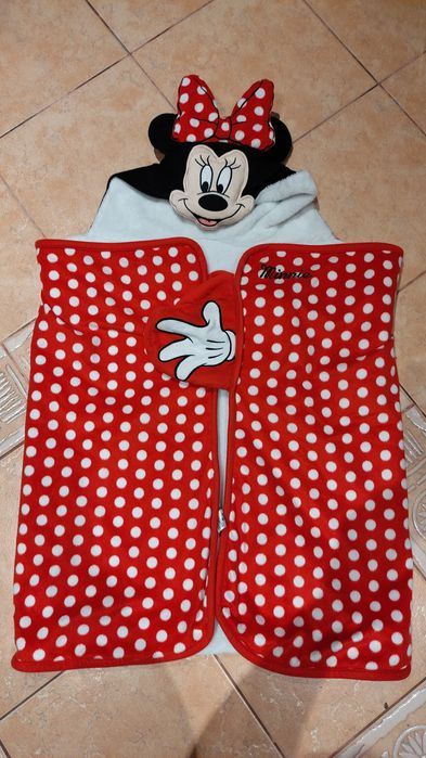 Koc,kocyk Minnie z łapkami