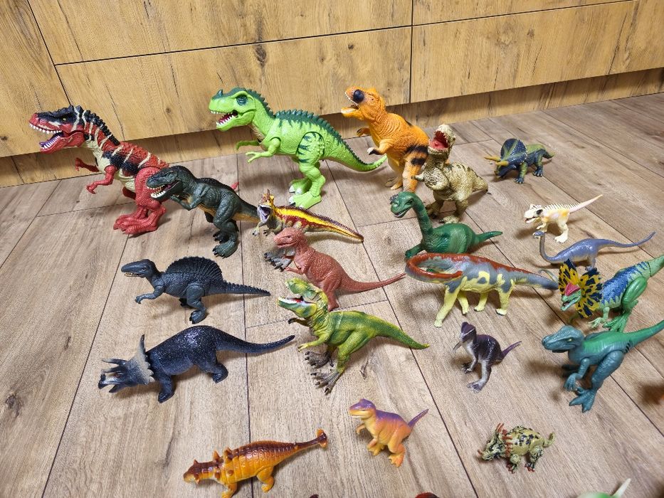 Zestaw dinozaurów