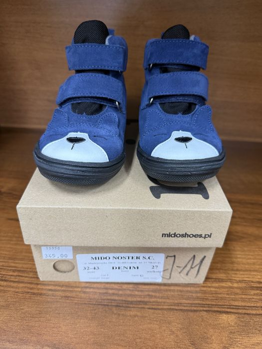 Nowe buty Mido 27 skóra wodoodporne z membraną