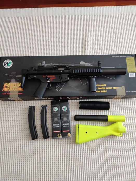 WE Apache MP5 SD3 GBBR