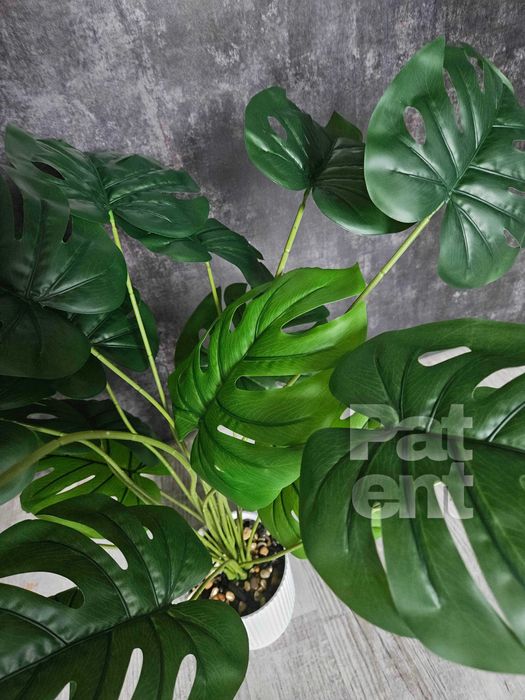 Sztuczny kwiat monstera 71 cm z doniczką ozdobna dom taras nowa