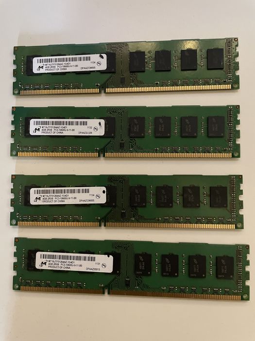 Pamięć ram DDR3 8gd 4x2gb 1333 Mhz