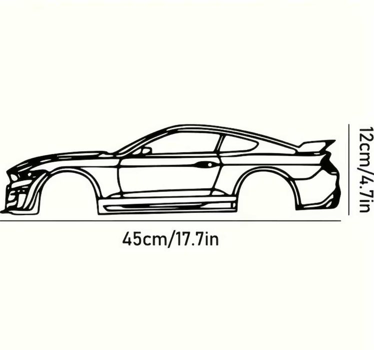 Decoração de Parede em Metal – Modelos de Automóveis