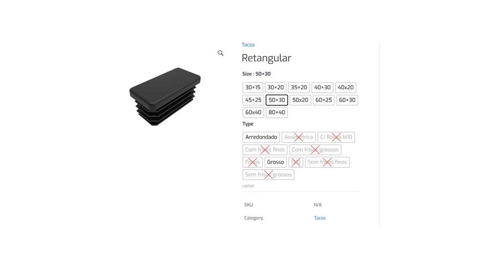 Tampa Plástica Retangular 50x30 cm – Tampa PVC Resistente Multiusos