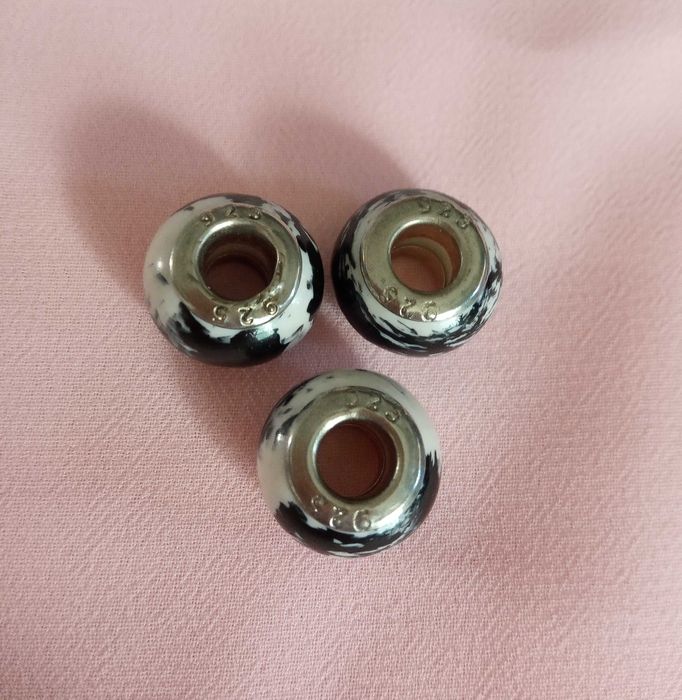 Contas para Bracelete em Prata 925