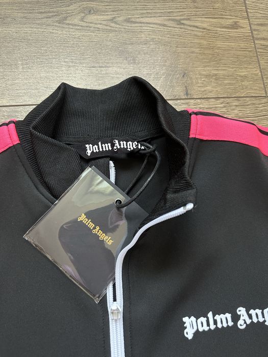 НОВА Кофта Palm Angels Black Pink | Зипка Пальм енджилс палм зіпка/світшот