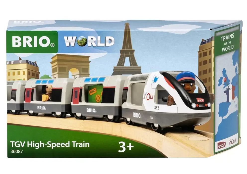 BRIO. Pociągi świata. Super szybki pociąg TGV. Ravensburger