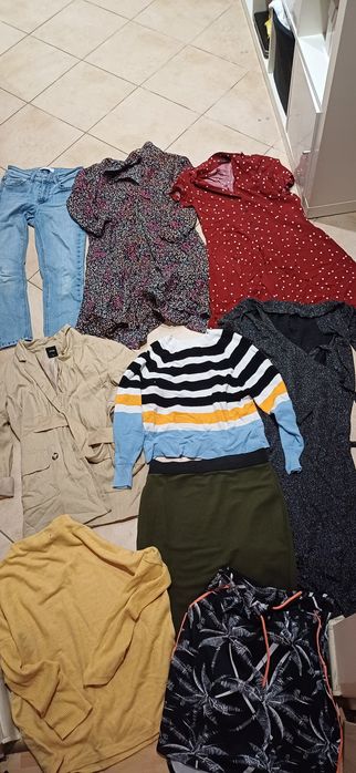 paka ponad 250 damskich ubrań XS/S