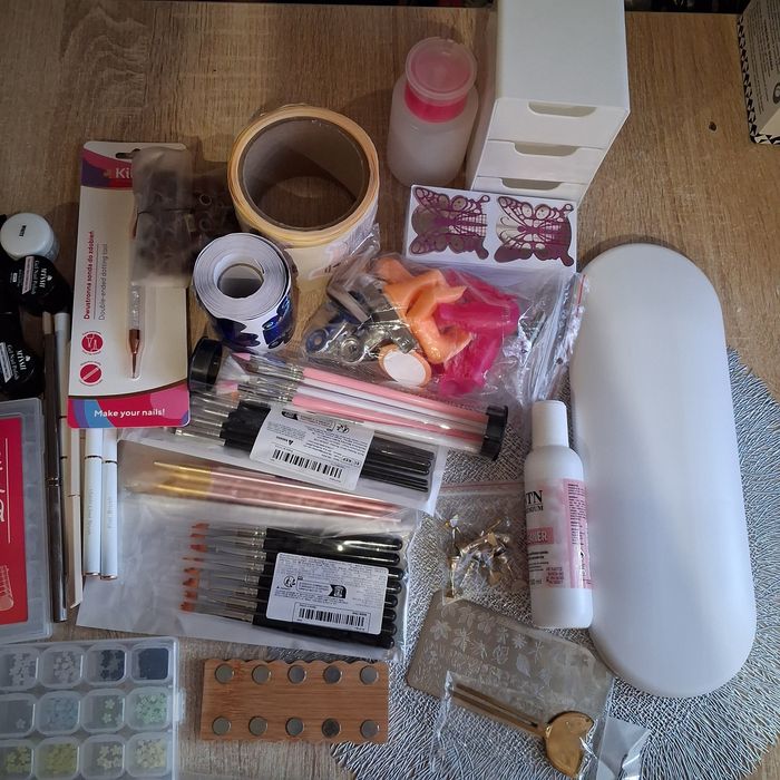 Zestaw do paznokci duża ilość