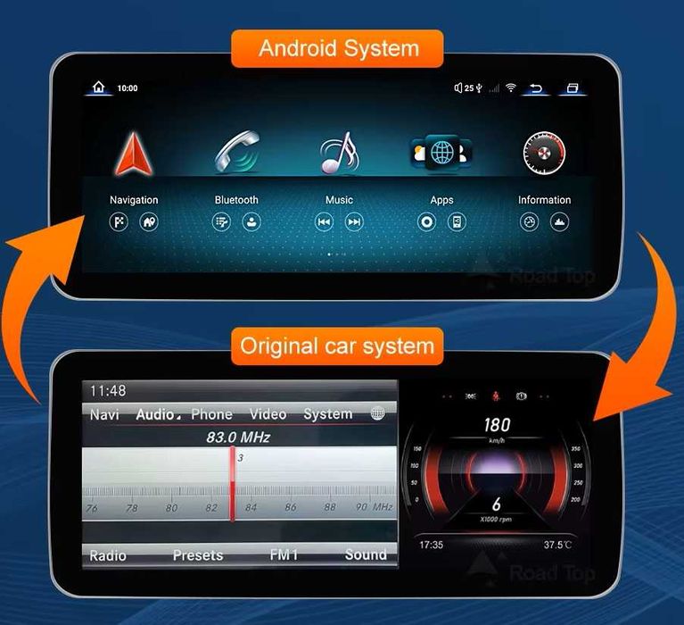 CarPlay Android Radio GPS WiFi 4G Mercedes CLA C117 GLA W176 W246 GLC