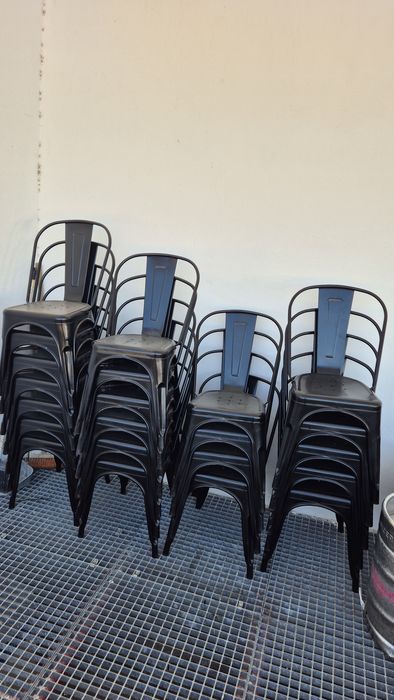 Cadeira de esplanada/café em ferro