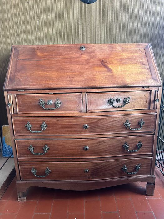 Papeleira antiga em madeira para restauro / decoração