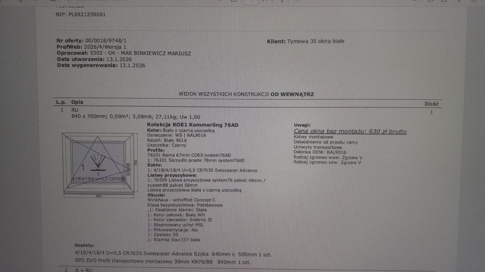 .TYLKO DZIŚ 14 Okien brukmar różne rozmiary stan bardzo dobry