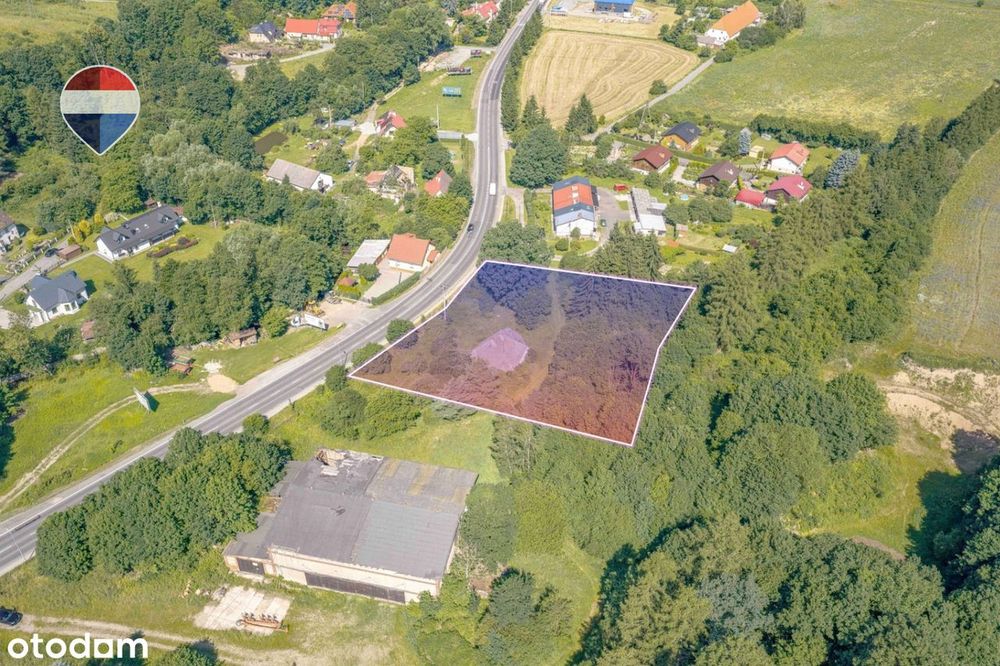 Na sprzedaż 3.921 m², przy DK8 z mediami