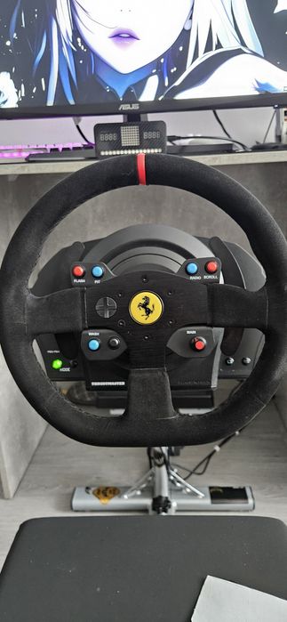 Thrustmaster t300 Alcantara з кастомним штурвалом