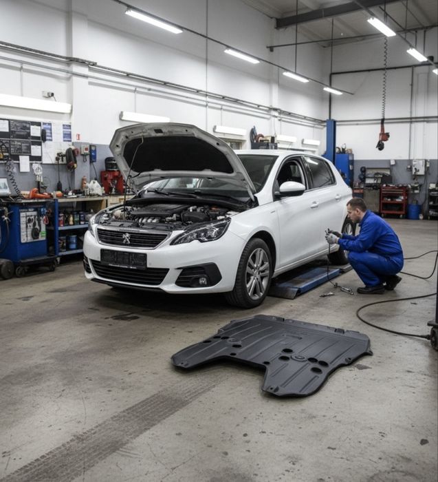 Захист защита бампера двигуна мотора Peugeot 308