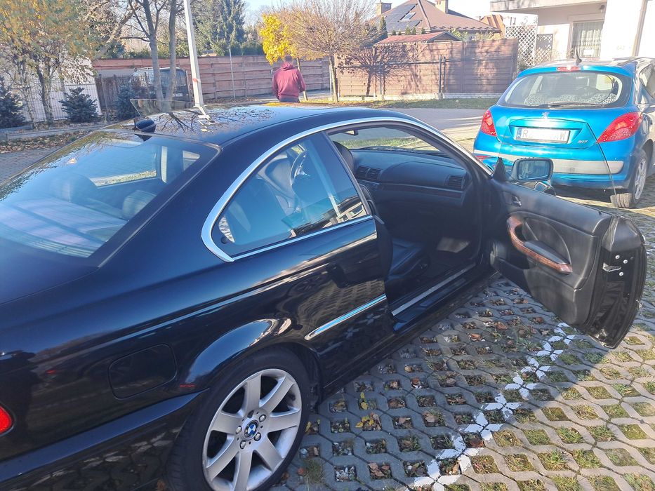 BMW  320 Ci Coupe 198 tyś km.Czarny metalik skóra