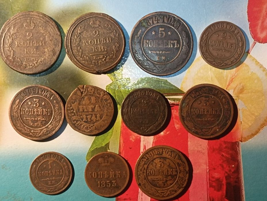 Двушки 1817 и 20-й , деньга итд