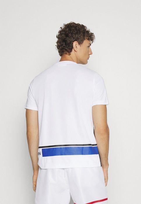 T-shirt biały z nadrukiem Sergio Tacchini S