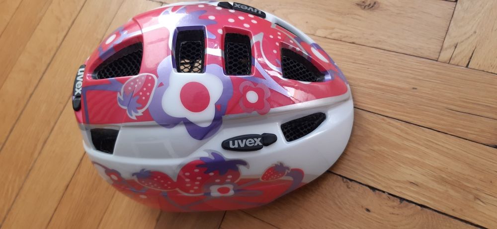 Kask dziewczęcy Uvex 46-52cm idealny