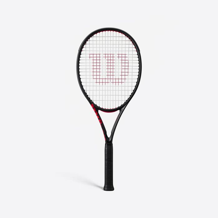 Raquete de ténis adulto - WILSON CLASH 100L V3 Preto laranja