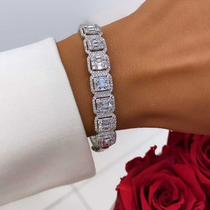 WYJĄTKOWA bransoletka z diamentami ~2.35ct