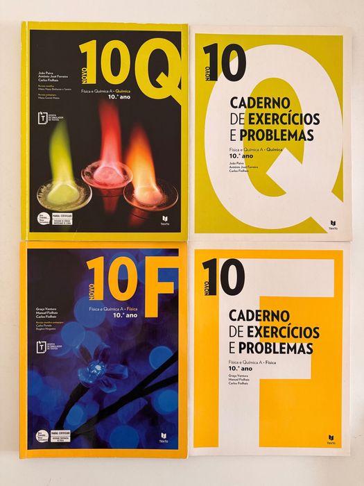 Livros de Físico-Química –10.º Ano