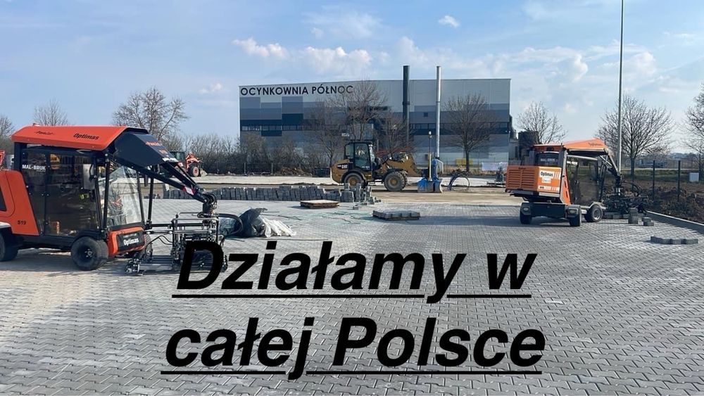 Maszynowe Układanie Kostki Brukowej / System 3D / Cala Polska