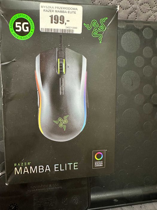 Myszka gamingowa Razer Mamba Elite Czarna