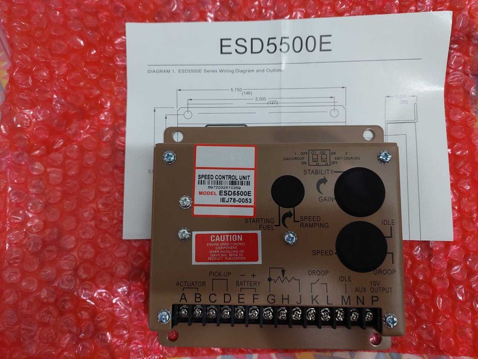 Controlador de velocidade universal para geradores