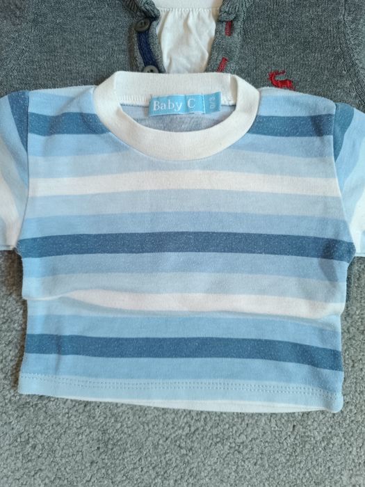 Zestaw bluzeczek chłopięcych r. 62 8 sztuk