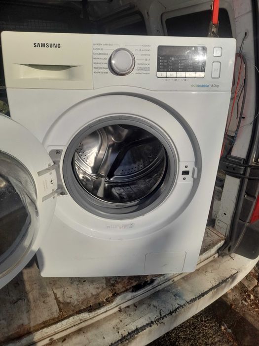 maquina de lavar roupa Sansung tamgor a estriar 8 quilos 1200 rpm