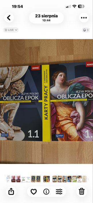 Karty pracy 1.1, 1.2 do podręczników „Oblicza epok” kl.1 cz.1.1, cz.1.2 Wydawnictwo WSiP