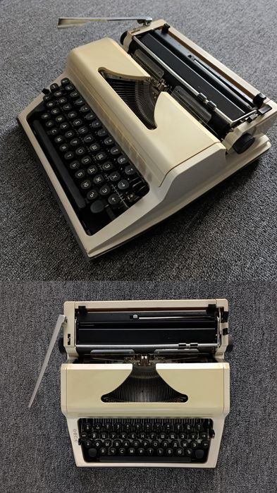Друкарська машинка, печатная пишущая машинка