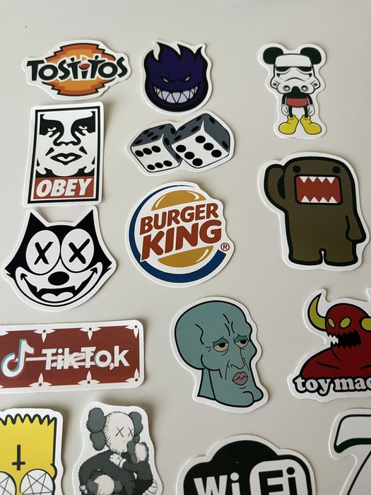 15 Autocolantes Stickers Marcas Diversas