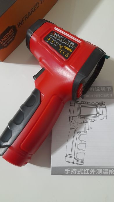 Инфракрасный пирометр бесконтактный лазерный термометр -50 - +600