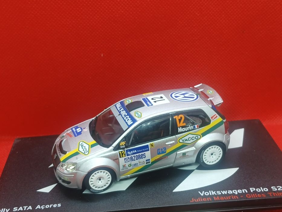 Miniatura 1/43 VW Polo Rally dos Açores  2009
