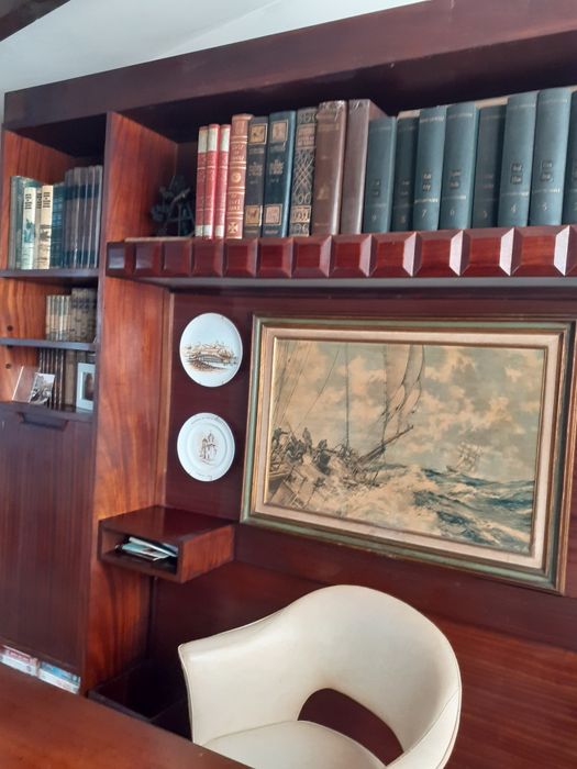 Mobília de escritório em mogno