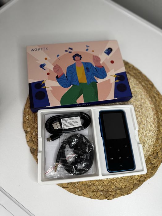 MP3-плеєр AGPTEK, синій та рожевий