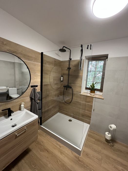 Domek Dom na Mazurach nad jeziorem nad lasem cisza spokój balia