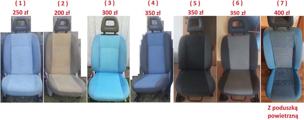 Sprzedam Fotel od Kierowcy do Fiata Pandy II.