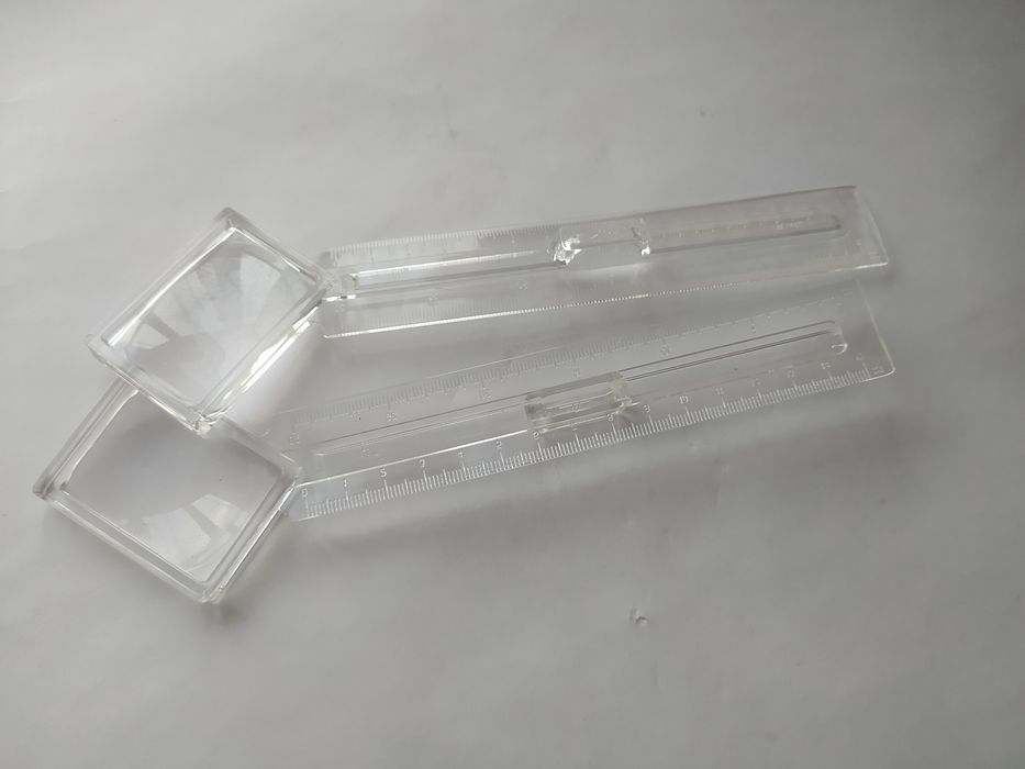 Линейка с лупой. Новые. СССР.