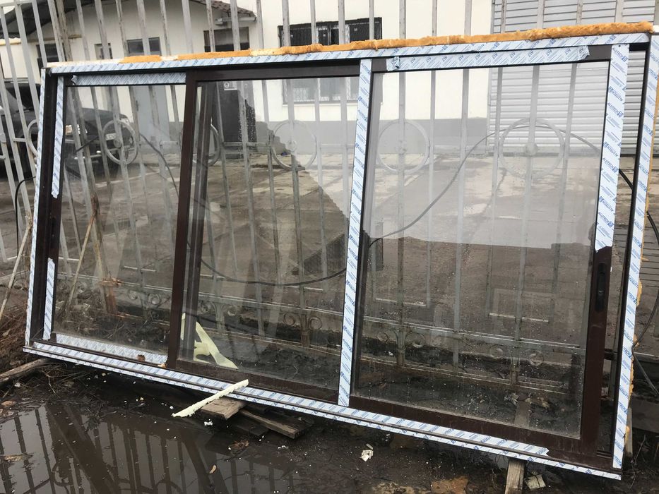 Балконная рама раздвижная Алюминиевая на балкон  2500\1500 новая