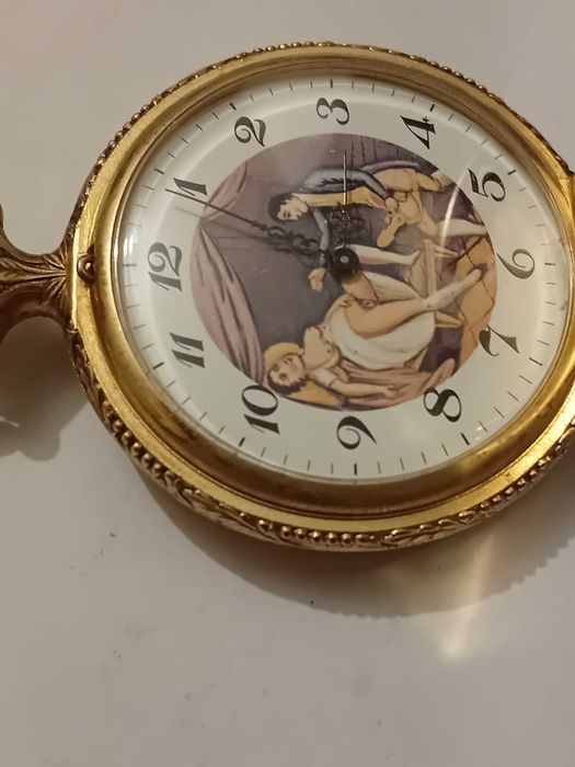 Relógio de bolso ERÓTICO (caçador/sabonete)
