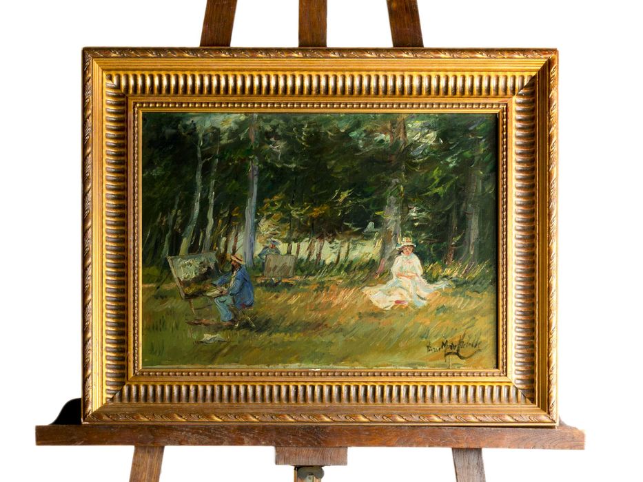 Pintura campo Escola Barbizon Pierre Morinville | século XIX
